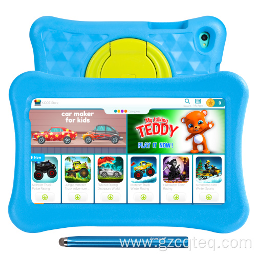 8 inch kids tablet with Android 11 Blue